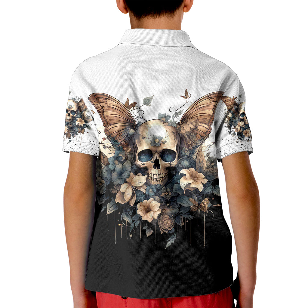 butterfly-skull-kid-polo-shirt-flower-butterfly-gothic-skull