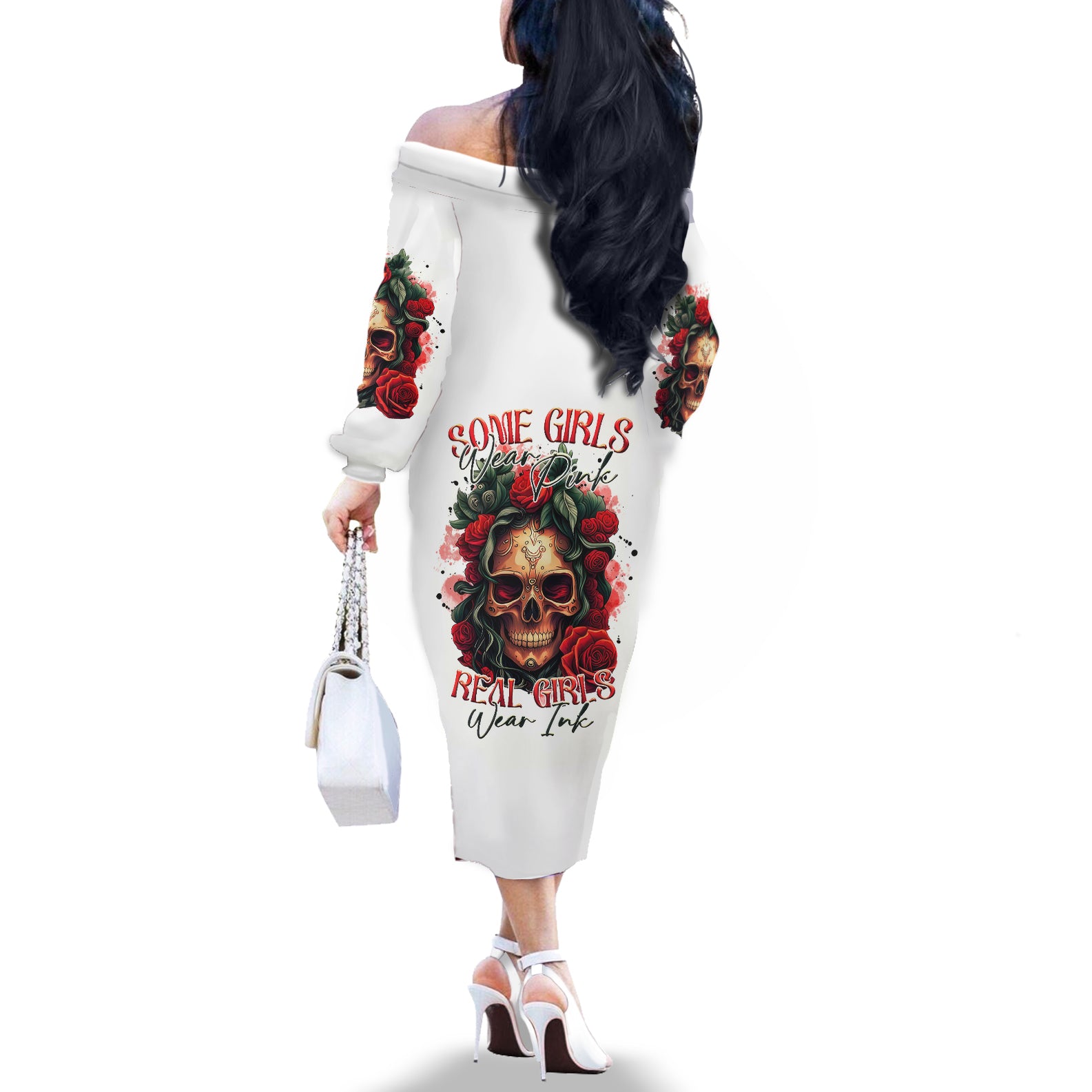 rose-skull-off-the-shoulder-long-sleeve-dress-some-girl-wear-pink-real-girl-wear-ink