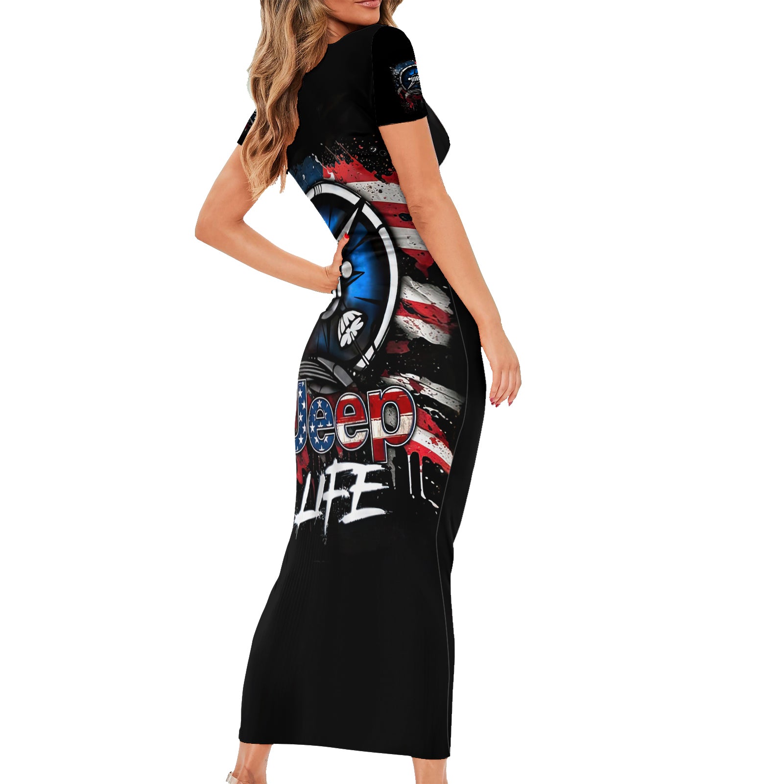 compass-jeep-short-sleeve-bodycon-dress-jeep-life-american-flag