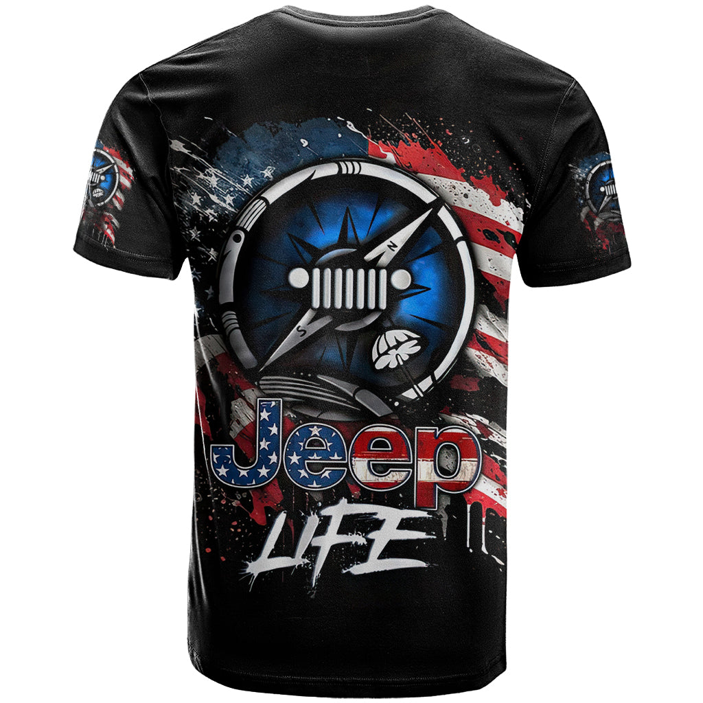 compass-jeep-t-shirt-jeep-life-american-flag