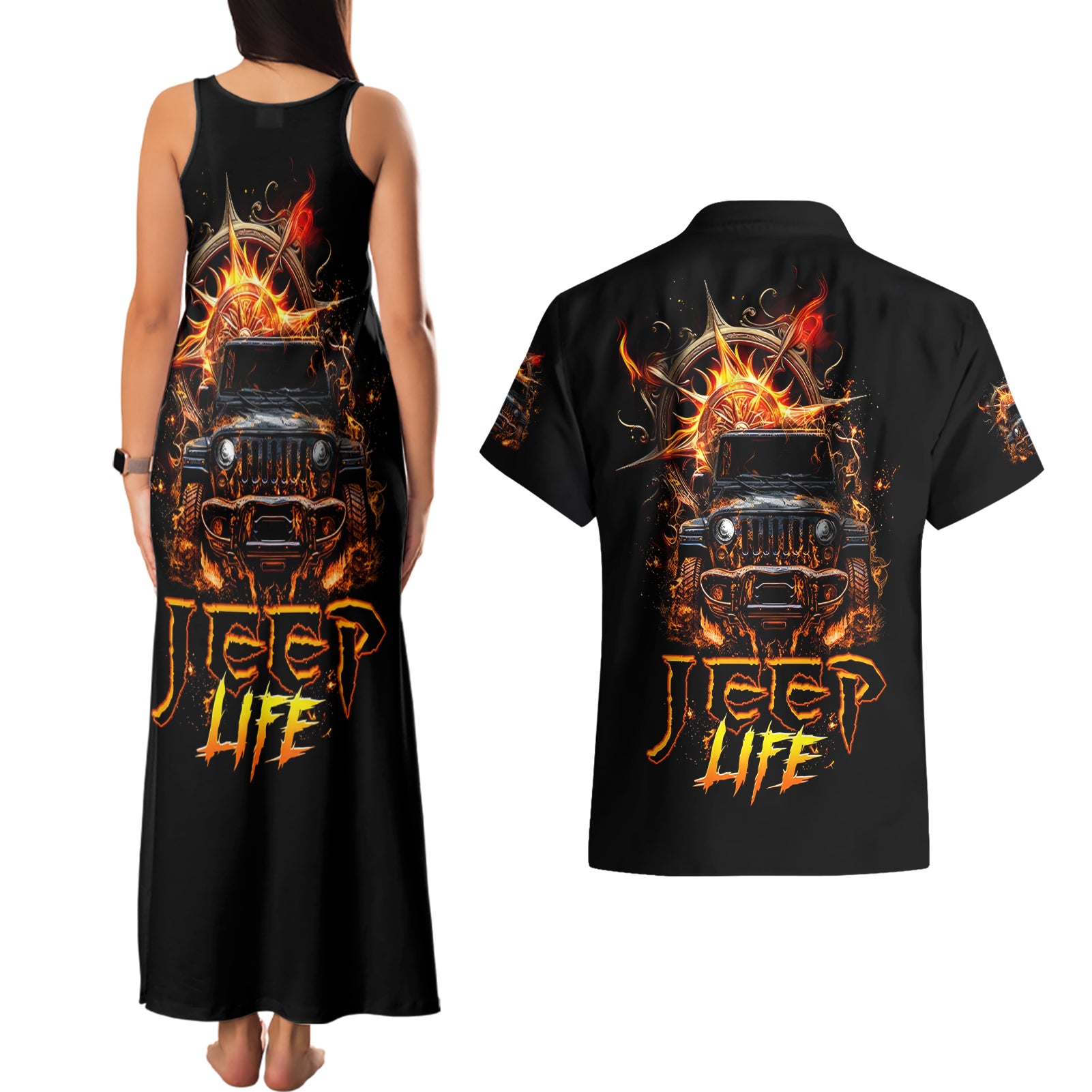 flame-compass-jeep-couples-matching-tank-maxi-dress-and-hawaiian-shirt-fire-jeep-life