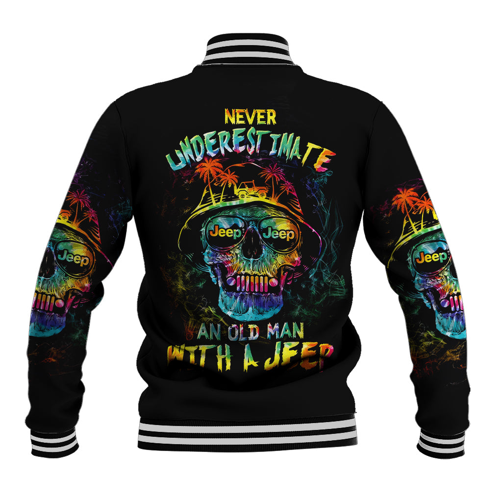 skull-jeep-baseball-jacket-never-underestimate-an-old-man-with-a-jeep