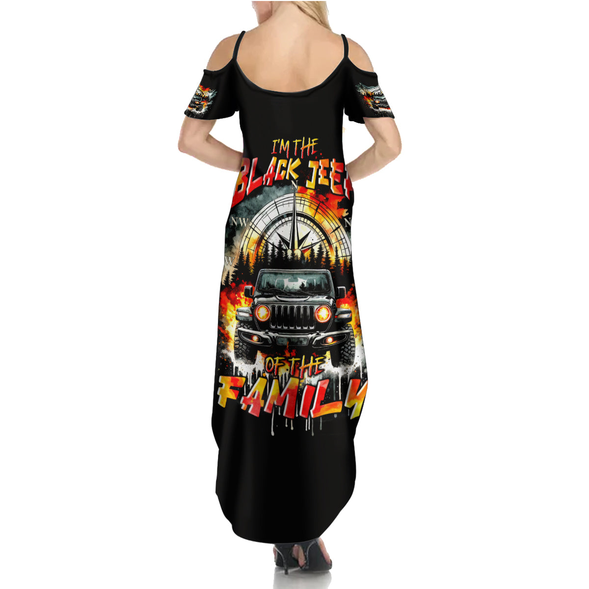 Black Jeep Summer Maxi Dress I'm The Black Jeep Of The Family