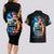 Fire Jeep Couples Matching Long Sleeve Bodycon Dress and Hawaiian Shirt American Jeep Life