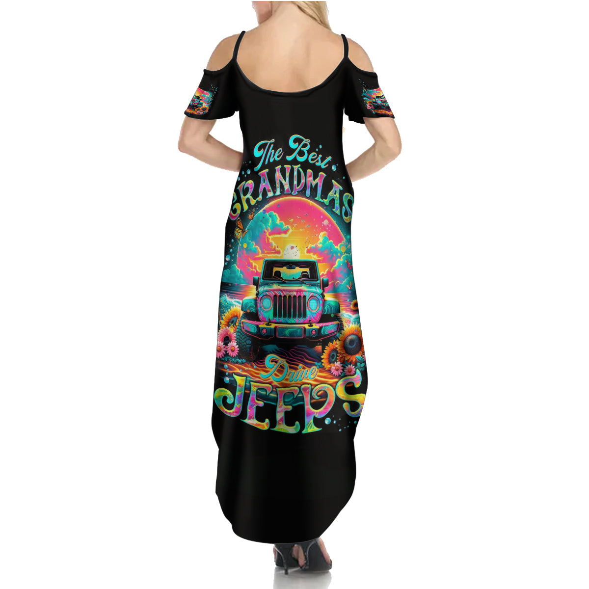 Beach Jeep Summer Maxi Dress The Best Grandmas Drive Jeeps