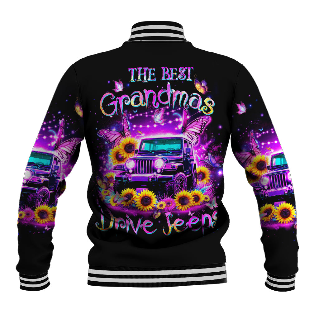 Buffterfly Jeep Baseball Jacket The Best Grandmas Drive Jeeps