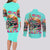 Flower Jeep Couples Matching Long Sleeve Bodycon Dress and Long Sleeve Button Shirt The Best Moms Drive Jeeps