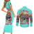 Flower Jeep Couples Matching Short Sleeve Bodycon Dress and Long Sleeve Button Shirt The Best Moms Drive Jeeps