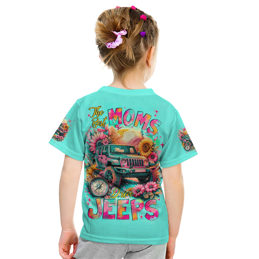 Flower Jeep Kid T Shirt The Best Moms Drive Jeeps