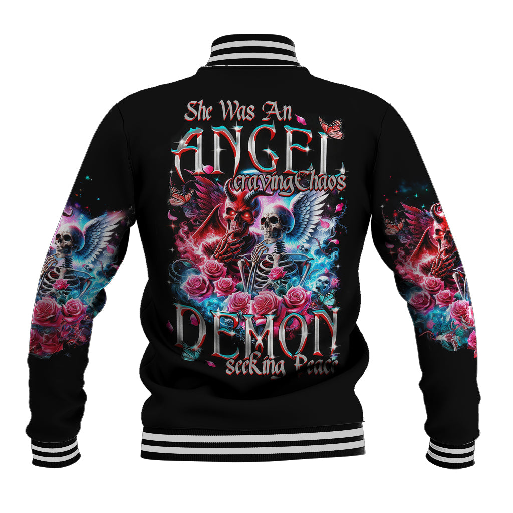 Flame Skull Baseball Jacket I'm Not Anti Social I'm Just Not User Friendly