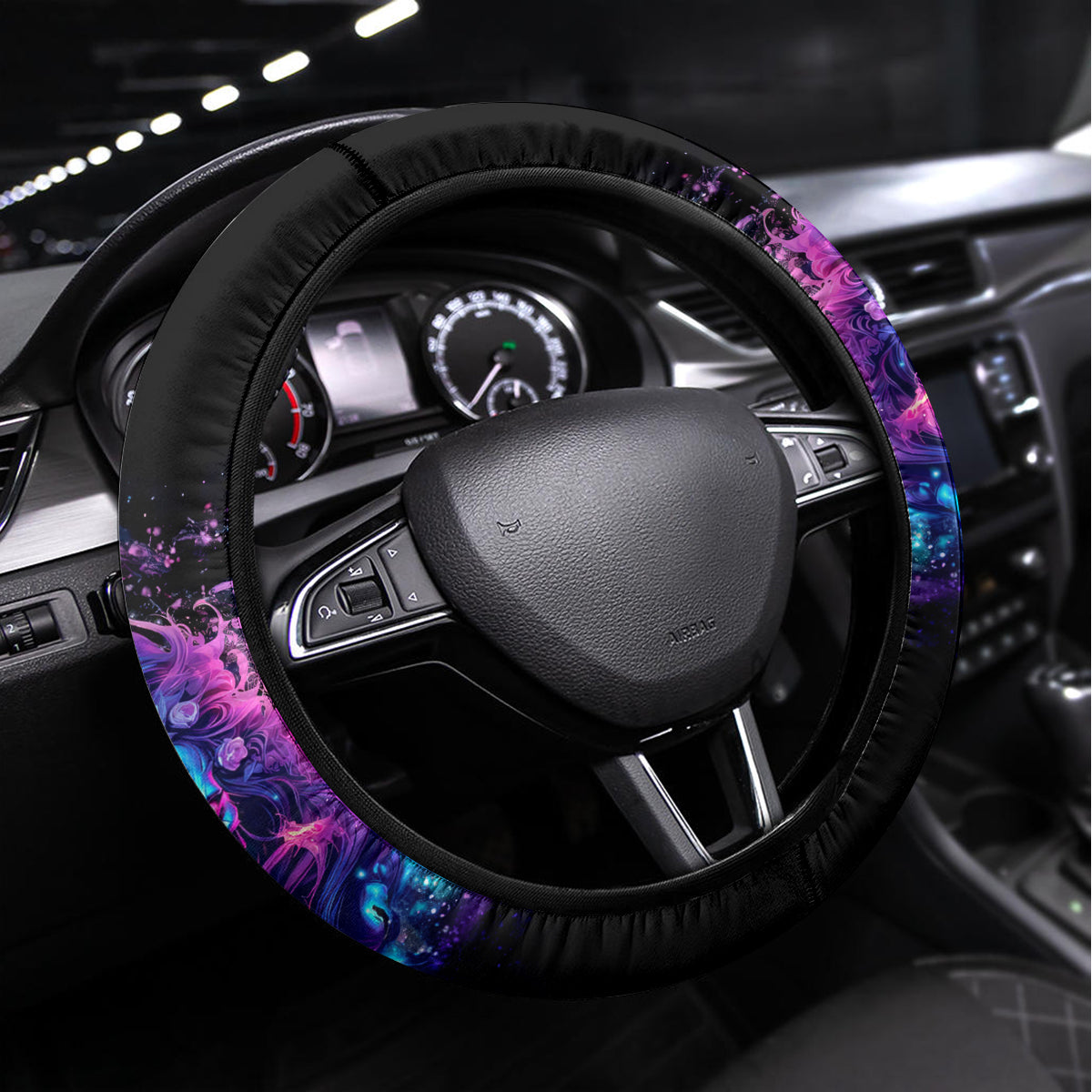 Lady Skull Steering Wheel Cover I'm Not Anti Social I'm Just Not User Friendly