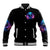 Flame Skull Baseball Jacket Its Not How Crazy I Am But How Much I enjoy It That Makes Me Dangeous