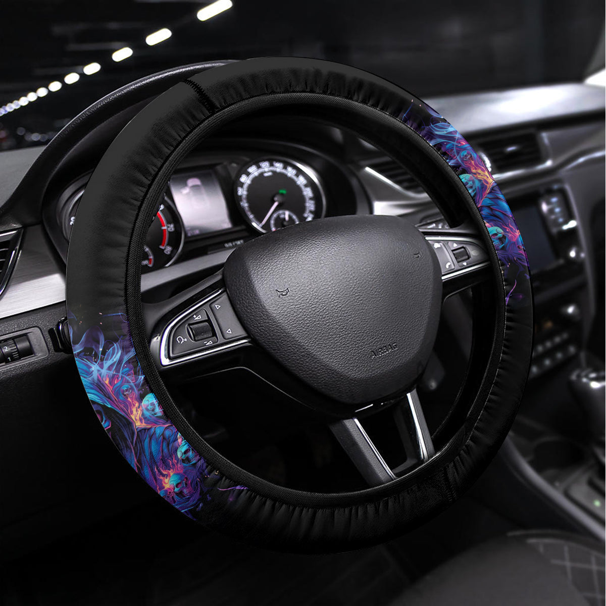 Reaper Skull Steering Wheel Cover When I Was Born The Devil Said Oh Shit Competition