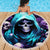 Reaper Skull Beach Blanket Don't Try To Figure Me Out