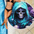 Reaper Skull Beach Blanket Don't Try To Figure Me Out