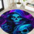 Witch Skull Round Carpet The Good Girl In Me Got Tired Of The Bullshit