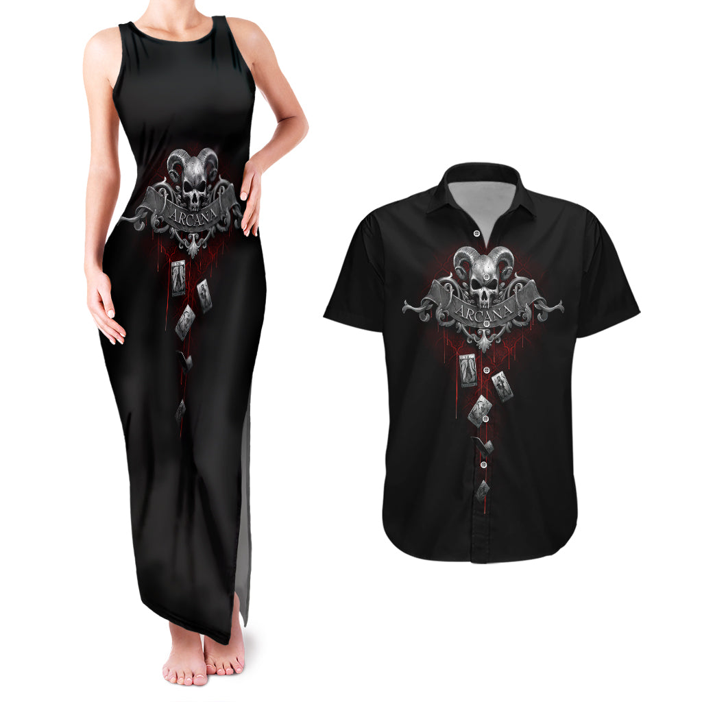 skull-couples-matching-tank-maxi-dress-and-hawaiian-shirt-death-reaper-arcana