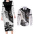 skull-couples-matching-long-sleeve-bodycon-dress-and-long-sleeve-button-shirts-riding-motocycle