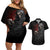 skull-couples-matching-off-shoulder-short-dress-and-hawaiian-shirt-death-angel-hold-skull