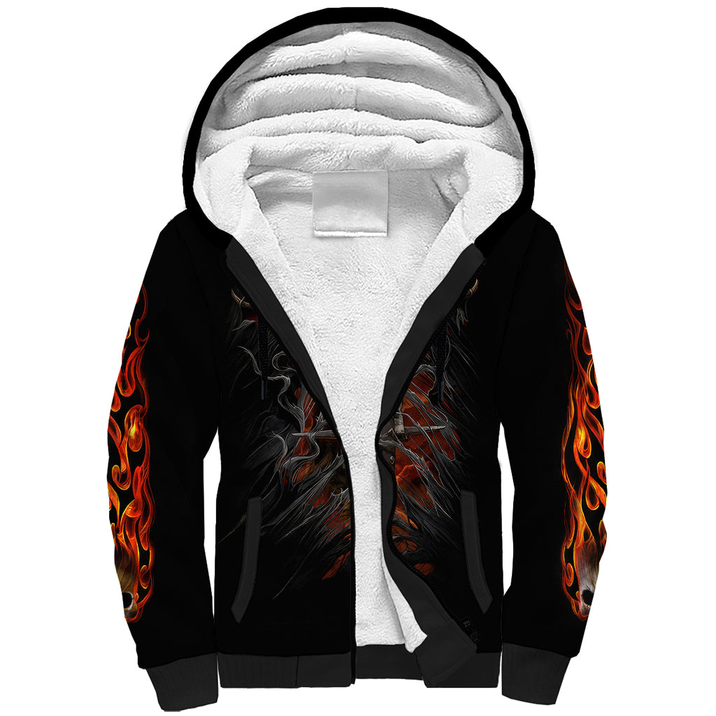 flaming-skull-sherpa-hoodie-death-angel-riding-motocycle