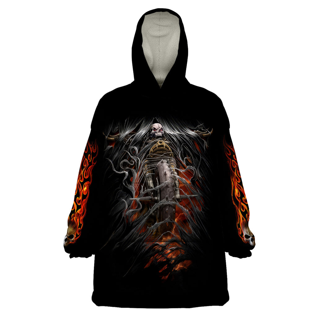 flaming-skull-wearable-blanket-hoodie-death-angel-riding-motocycle