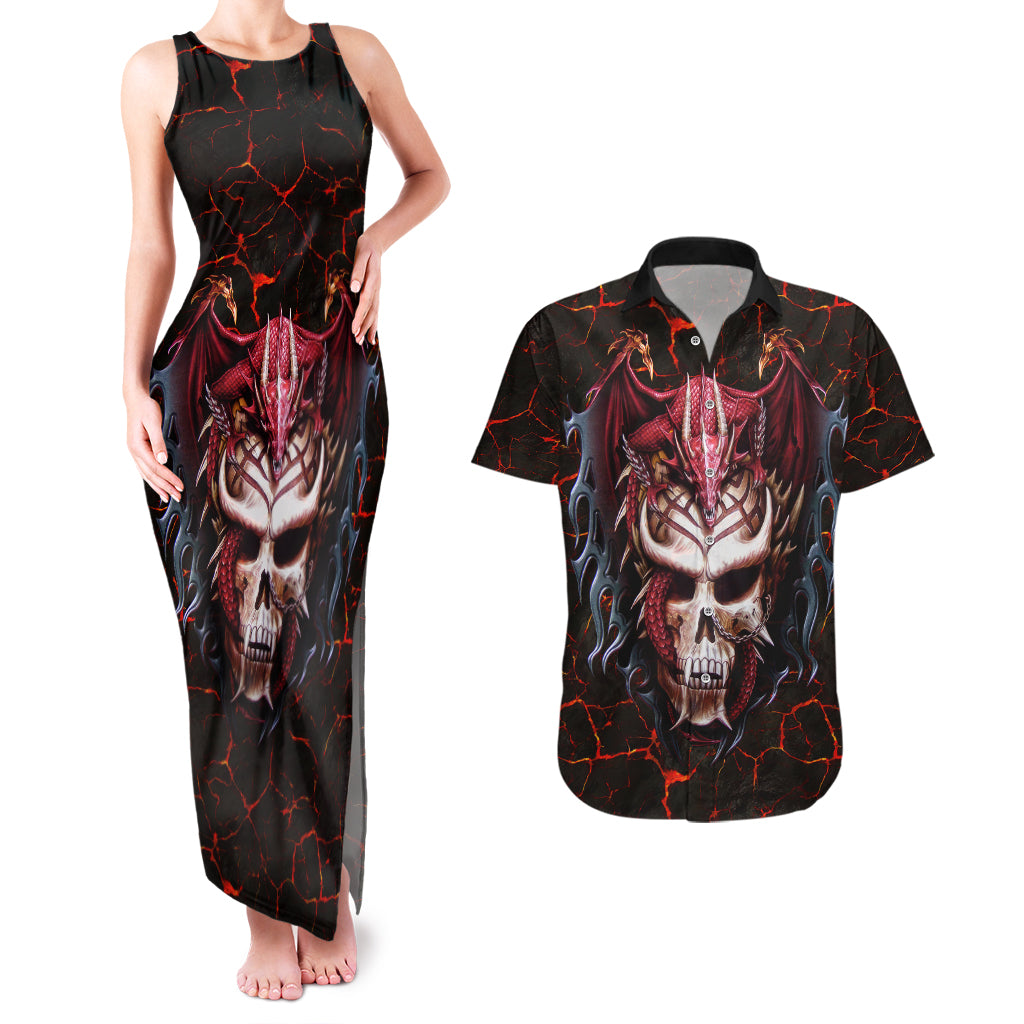 infernal-draconic-skull-couples-matching-tank-maxi-dress-and-hawaiian-shirt-embracing-the-fiery-soul