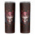 Infernal Draconic Skull Skinny Tumbler Embracing the Fiery Soul