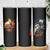 Flaming Skull Skinny Tumbler Celestial Riders with Angel Wings