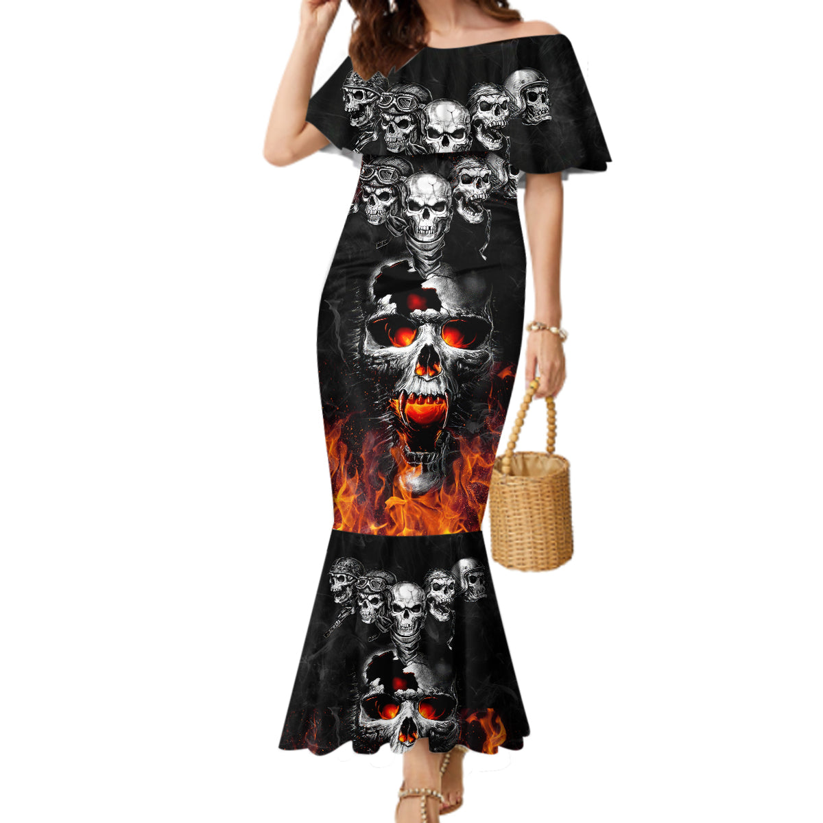 flaming-skull-hoodie-mermaid-dress-spectral-pyre