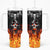 Flaming Skull Hoodie Tumbler With Handle Spectral Pyre