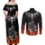 skull-couples-matching-off-shoulder-maxi-dress-and-long-sleeve-button-shirts-five-skull-with-motocycle