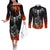 skull-couples-matching-off-the-shoulder-long-sleeve-dress-and-long-sleeve-button-shirts-five-skull-with-motocycle