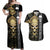 golden-gothic-skull-couples-matching-off-shoulder-maxi-dress-and-hawaiian-shirt-embracing-ancient-elegance