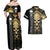 golden-gothic-skull-couples-matching-off-shoulder-maxi-dress-and-hawaiian-shirt-embracing-ancient-elegance