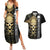 golden-gothic-skull-couples-matching-summer-maxi-dress-and-hawaiian-shirt-embracing-ancient-elegance