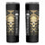 Golden Gothic Skull Skinny Tumbler Embracing Ancient Elegance