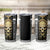 Golden Gothic Skull Tumbler Cup Embracing Ancient Elegance