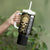 Golden Gothic Skull Tumbler With Handle Embracing Ancient Elegance