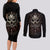 unveiling-the-mechanical-skull-couples-matching-long-sleeve-bodycon-dress-and-long-sleeve-button-shirts-cybernetic-enigma