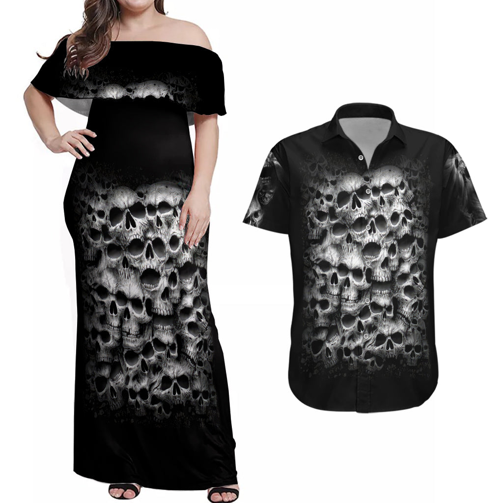 skull-couples-matching-off-shoulder-maxi-dress-and-hawaiian-shirt-twisted-head-skull