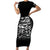 skull-short-sleeve-bodycon-dress-twisted-head-skull