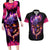 skull-couples-matching-long-sleeve-bodycon-dress-and-hawaiian-shirt-purple-skull-fire