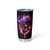 Skull Tumbler Cup Purple Skull Fire