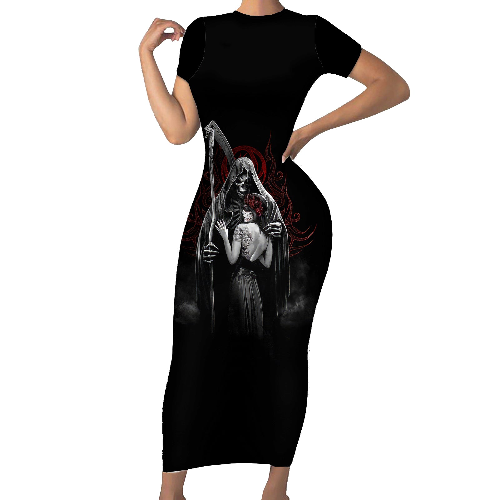 skull-short-sleeve-bodycon-dress-death-angel-and-da-de-muertos-girl