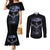 skull-couples-matching-mermaid-dress-and-long-sleeve-button-shirts-purple-death-reaper