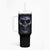 Skull Tumbler With Handle Purple Death Reaper