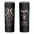 Skull Skinny Tumbler Double Skull And Death Angel