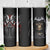 Skull Skinny Tumbler Double Skull And Death Angel