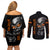 skull-couples-matching-off-shoulder-short-dress-and-long-sleeve-button-shirts-ride-or-die