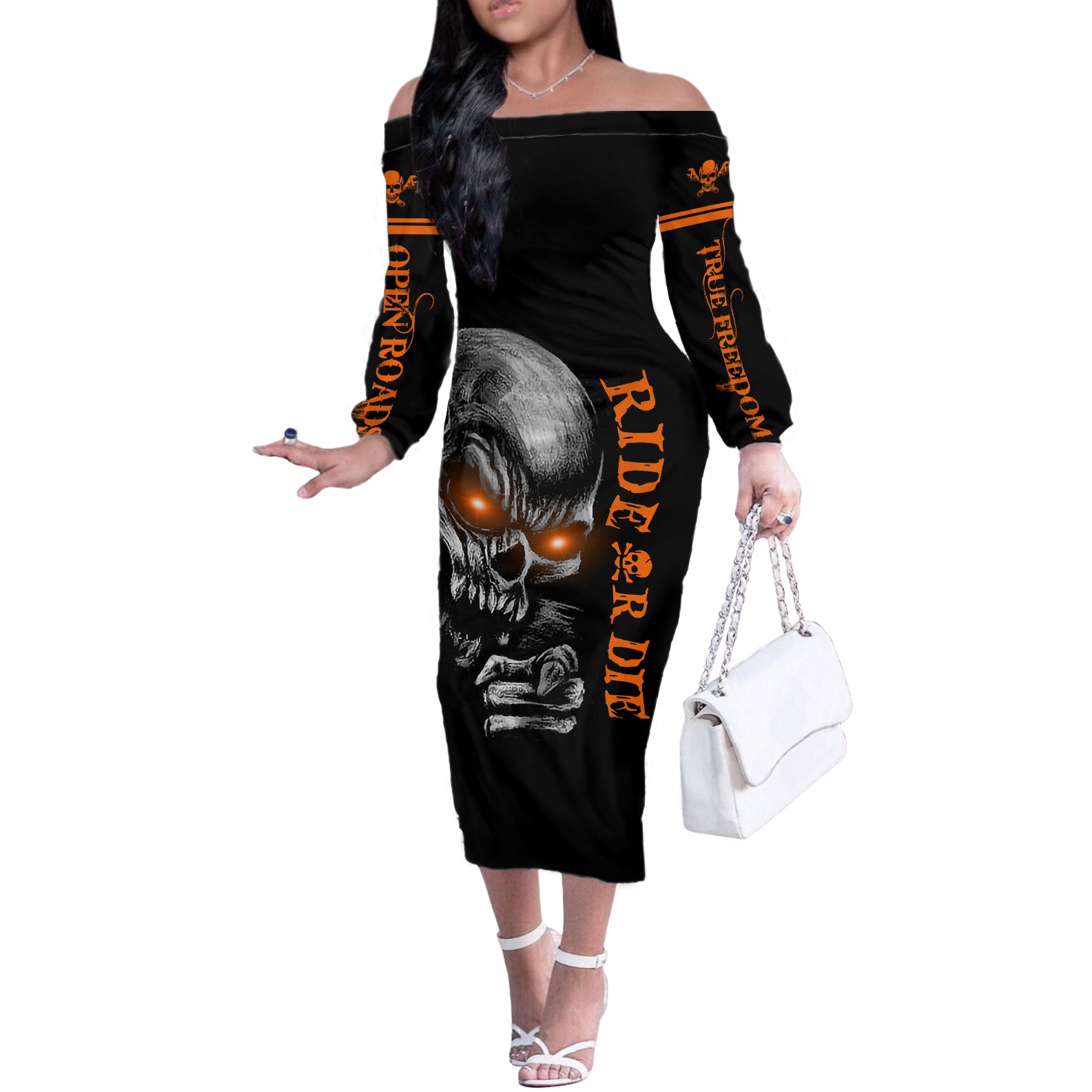 skull-off-the-shoulder-long-sleeve-dress-ride-or-die